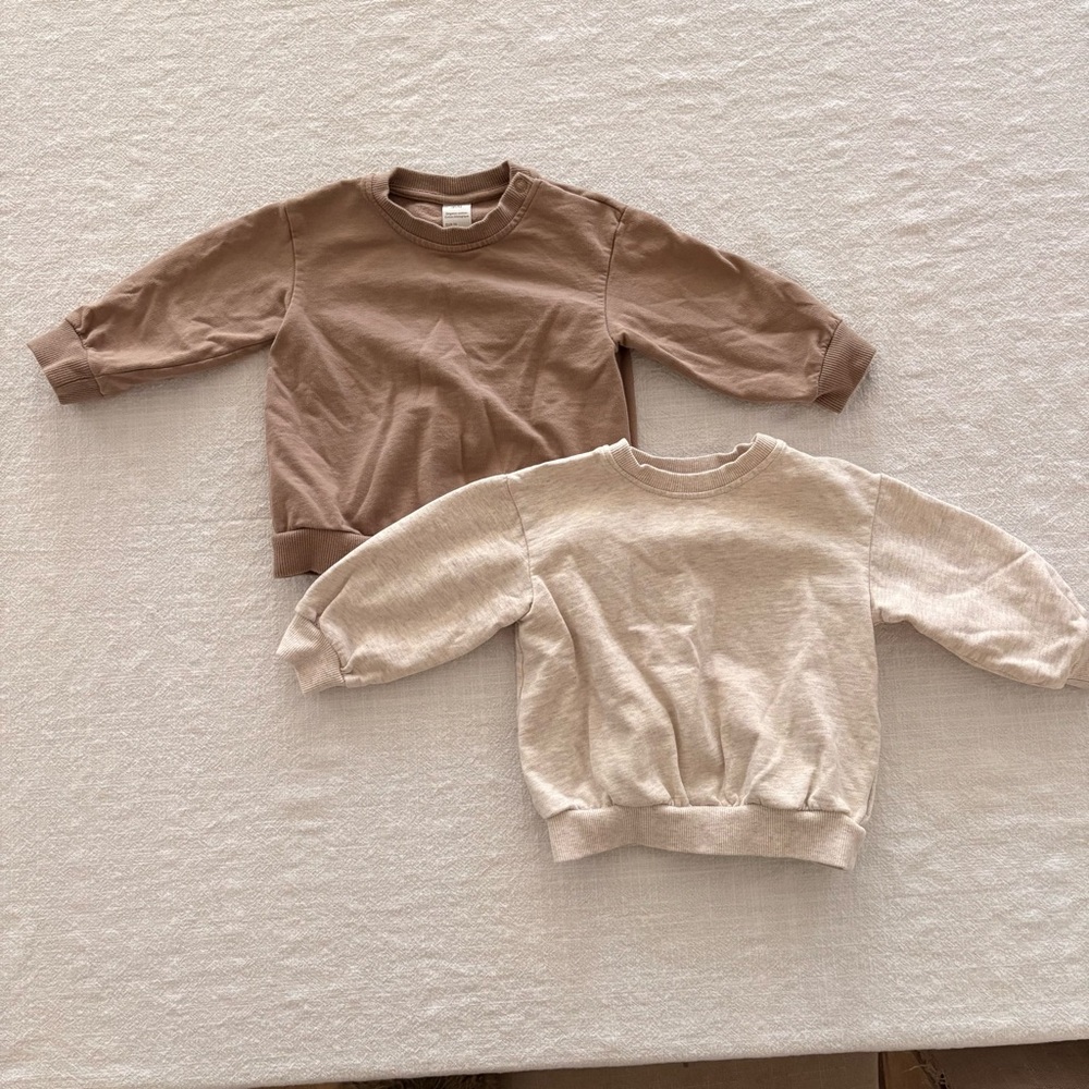 H&M Kids Brown and Beige Sweatshirts